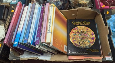 Lot 532 - A collection of books relating to carnival glass