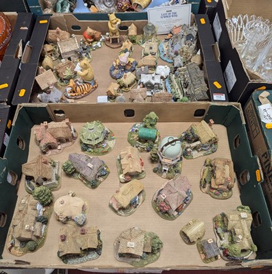 Lot 525 - Two boxes of Liliput Lane miniature models of...