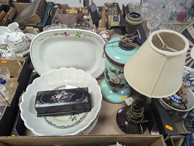 Lot 523 - Miscellaneous items to include a Victorian...