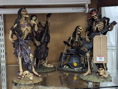 Lot 489 - A set of four composite figures of skeleton...