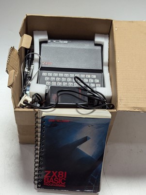 Lot 499 - A Sinclair ZX 81 computer, with programming...