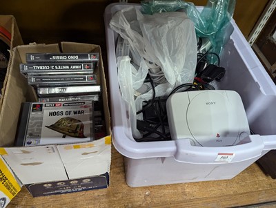 Lot 503 - A Sony Playstation 1, together with...