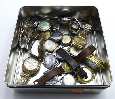 Lot 383 - A collection of gent's wristwatches, to...