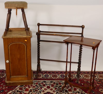 Lot 1275 - Victorian occasional furniture to include; a...