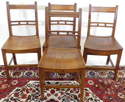 Lot 1296 - A set of four early 19th century East Anglian...