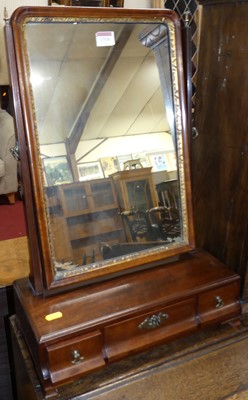 Lot 1310 - A 19th century mahogany box base swing...