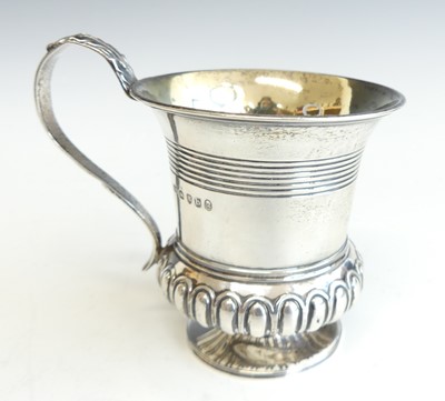 Lot 2118 - A George III silver christening mug, of...