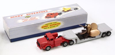 Lot 1176 - Dinky Toys No. 986 Mighty Antar low loader...