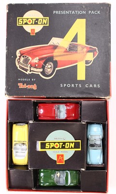 Lot 1574 - Triang Spot On 4 Sports Car Gift Set,...