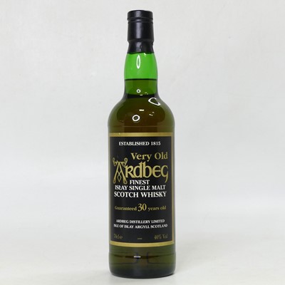 Lot 1450 - Ardbeg Guaranteed 30 years old Finest Islay...