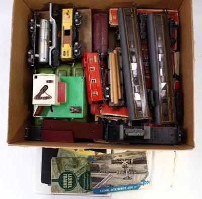 Lot 188 - Mainly Lionel coaches, wagons and accessories,...