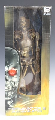 Lot 751 - Terminator 2, a Neca 18" Endoskeleton figure,...