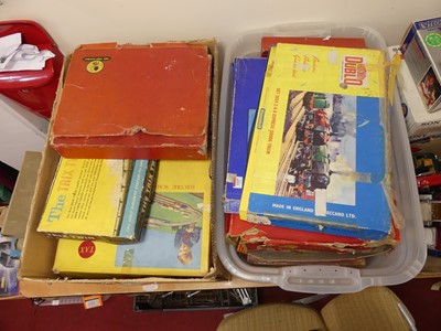 Lot 1548 - Two large boxes of 00 gauge vintage sets, by...