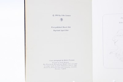 Lot 701 - John Lennon, In His Own Write, Jonathan Cape,...