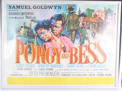 Lot 759 - Porgy and Bess, 1959 UK quad film poster,...