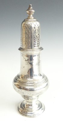 Lot 2188 - A late Victorian silver pedestal lighthouse...