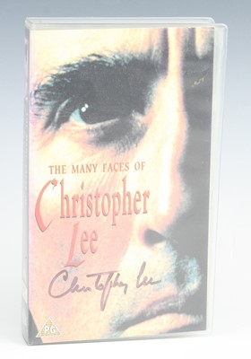 Lot 746 - The Many Faces of Christopher Lee, VHS...