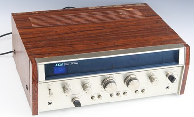 Lot 623 - An Akai Model AA-920 Stereo receiver in chrome...