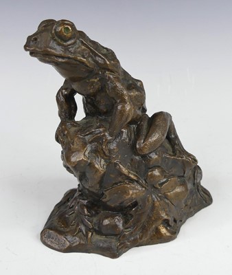 Lot 203 - 20th Century School - a naturalistic bronze...