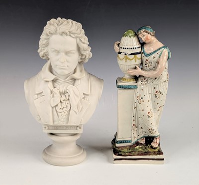 Lot 2065 - A Staffordshire pearlware figure of Andromache,...