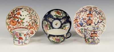 Lot 2055 - A Worcester porcelain teacup and saucer, circa...