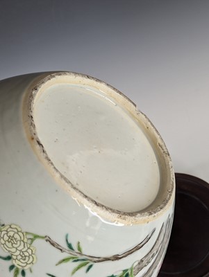 Lot 2444 - A Chinese porcelain vase, of tianqiuping form,...