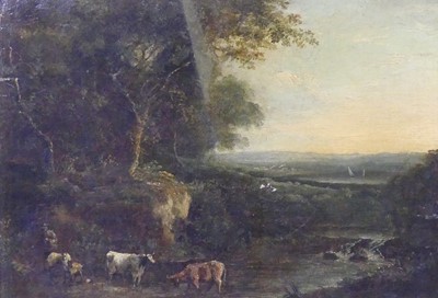 Lot 2480 - Follower of Thomas Gainsborough - Cattle...