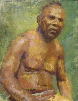 Lot 311 - Roland Batchelor RWS (1889-1990) - The Boxer,...