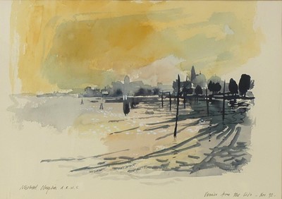 Lot 298 - Michael Chaplin ARWS (b.1943) - Venice from...