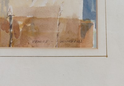 Lot 299 - Michael Chaplin ARWS (b.1943) - Venice Windows,...