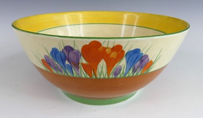 Lot 45 - A 1930s Clarice Cliff Crocus pattern pottery...