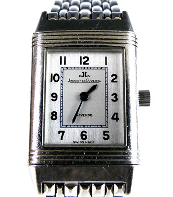 Lot 2378 - A Jaeger le Coultre Reverso steel cased quartz...