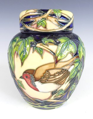 Lot 10 - A contemporary Moorcroft pottery ginger jar...