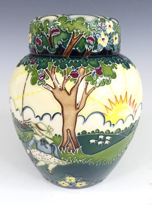 Lot 19 - A contemporary Moorcroft pottery ginger jar...