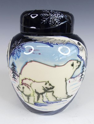 Lot 12 - A contemporary Moorcroft pottery ginger jar...