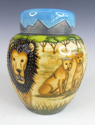 Lot 14 - A contemporary Moorcroft pottery ginger jar...