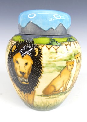 Lot 8 - A contemporary Moorcroft pottery ginger jar...