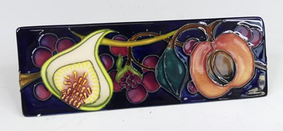 Lot 2 - A contemporary Moorcroft pottery desk name...