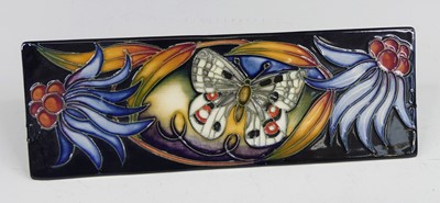 Lot 6 - A contemporary Moorcroft pottery desk name...