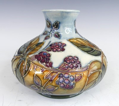 Lot 28 - A contemporary Moorcroft pottery squat bellied...