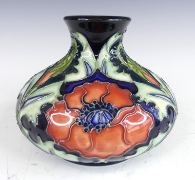 Lot 27 - A contemporary Moorcroft pottery squat bellied...