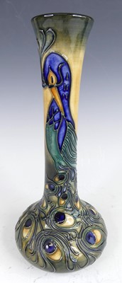 Lot 33 - A contemporary Moorcroft pottery bottle vase...