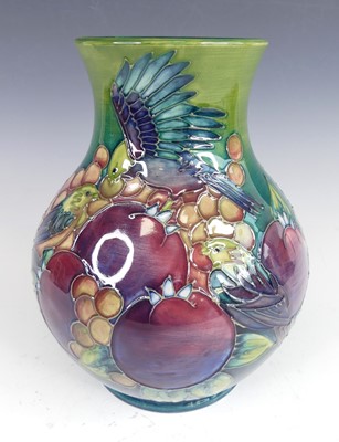 Lot 22 - A contemporary Moorcroft pottery mid-baluster...