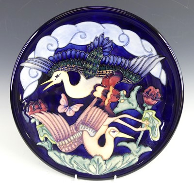 Lot 20 - A contemporary Moorcroft pottery charger in...