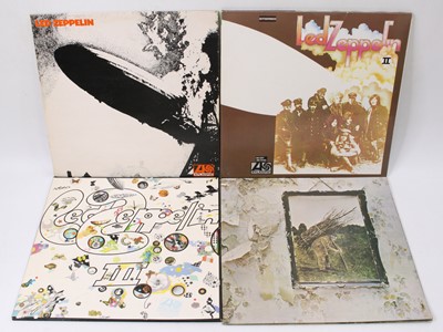 Lot 540 - Led Zeppelin, a collection of four LP's to...