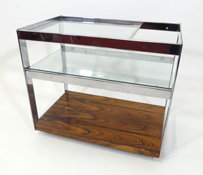 Lot 421 - Merrow Associates - a 1960s chrome, rosewood...