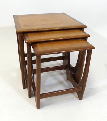 Lot 371 - A 1960s G-Plan teak 'Fresco' nest of three...