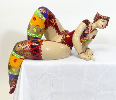 Lot 217 - Josepha (b.1950) - Un Dimanche, painted resin,...