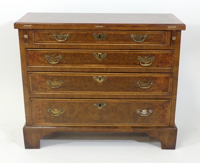 Lot 2570 - An 18th century and later veneered walnut...