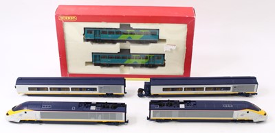 Lot 318 - Two modern Hornby 00 gauge multiple unit sets,...